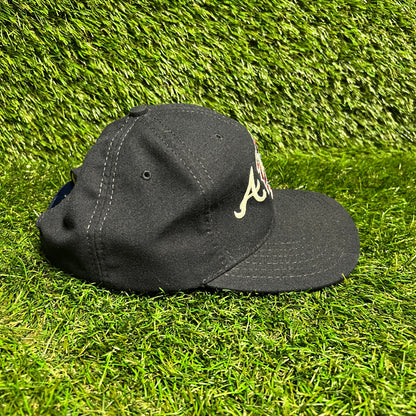 1999 Yankees vs Braves World Series Hat USED v16089