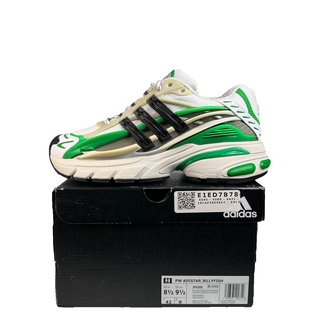 Adidas Jellyfish Pharrell Williams Real Green (2025) Size 8.5 USED s23074