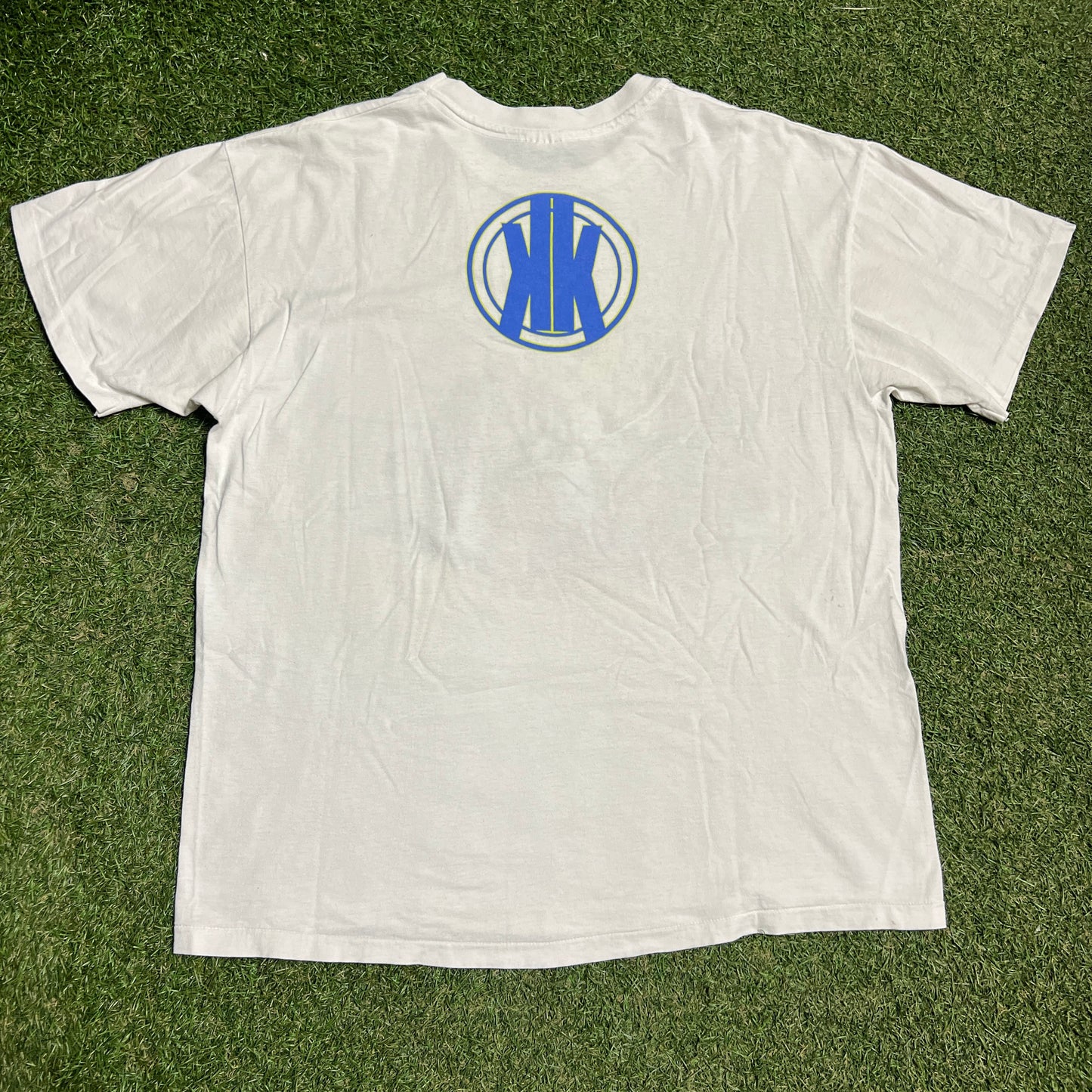 1993 KrissKross "Da Bomb" White Tee Size XL USED v16080
