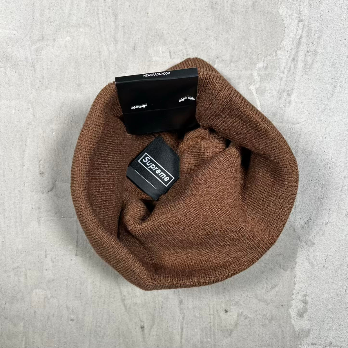 Supreme New Era Bandana Box Logo Brown Beanie (2019) NEW x18961