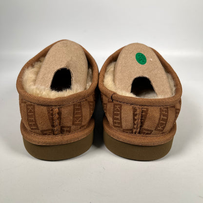 Kith Monogram Shearling Slippers Size 35 (5) NEW s14844