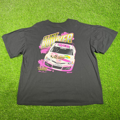 2014 Clint Bowyer Blasck Nascar Tee Size XL USED v17262