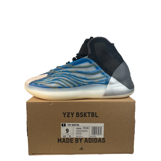 Adidas Yeezy QNTM BSKTBL Frozen Blue (2020) Size 9 USED s22464