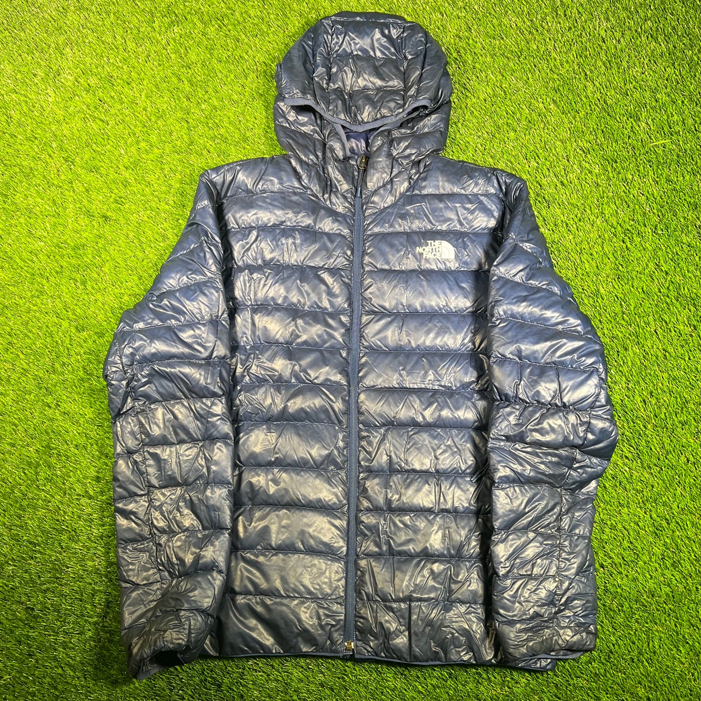 North Face Blue Micro Down Blue Jacket Size Large USED v17971