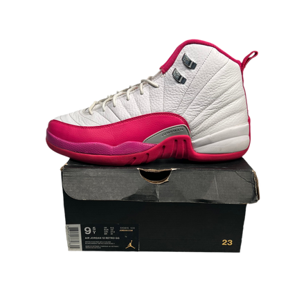 Jordan 12 Dynamic Pink GS (2015) Size 9.5y USED s17548