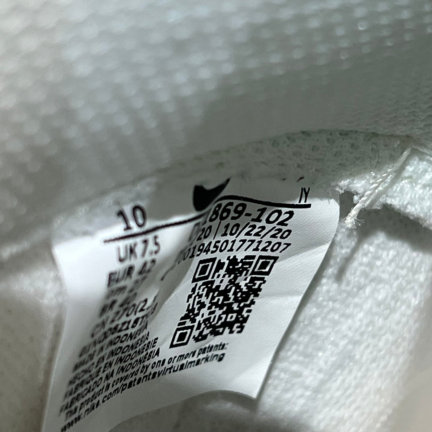 Nike Dunk High Sail Football Grey (2021) Size 8.5m / 10w NEW s19716