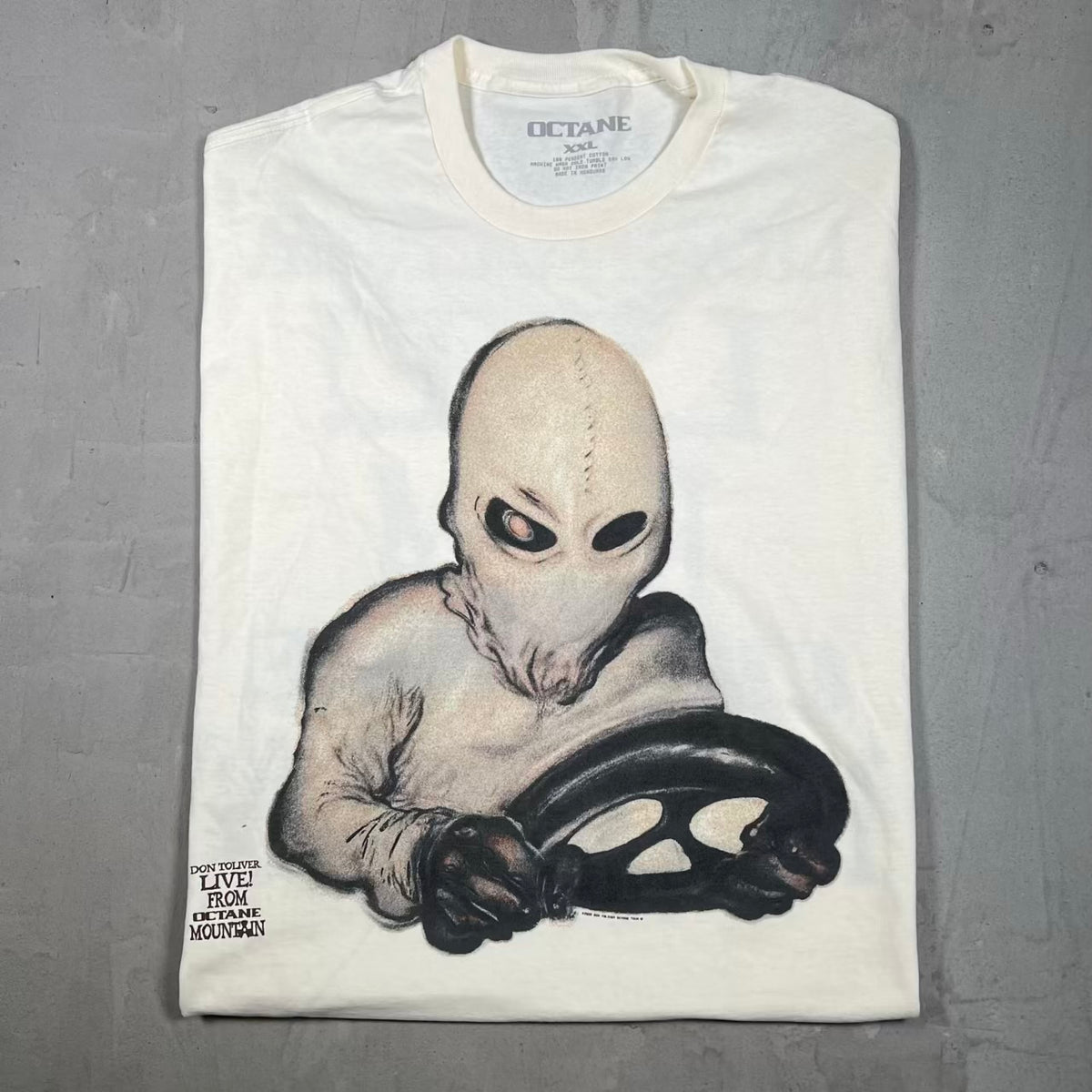 Don Toliver Octane Tour Live From Mountain Off White Tee Size XXL USED x18698