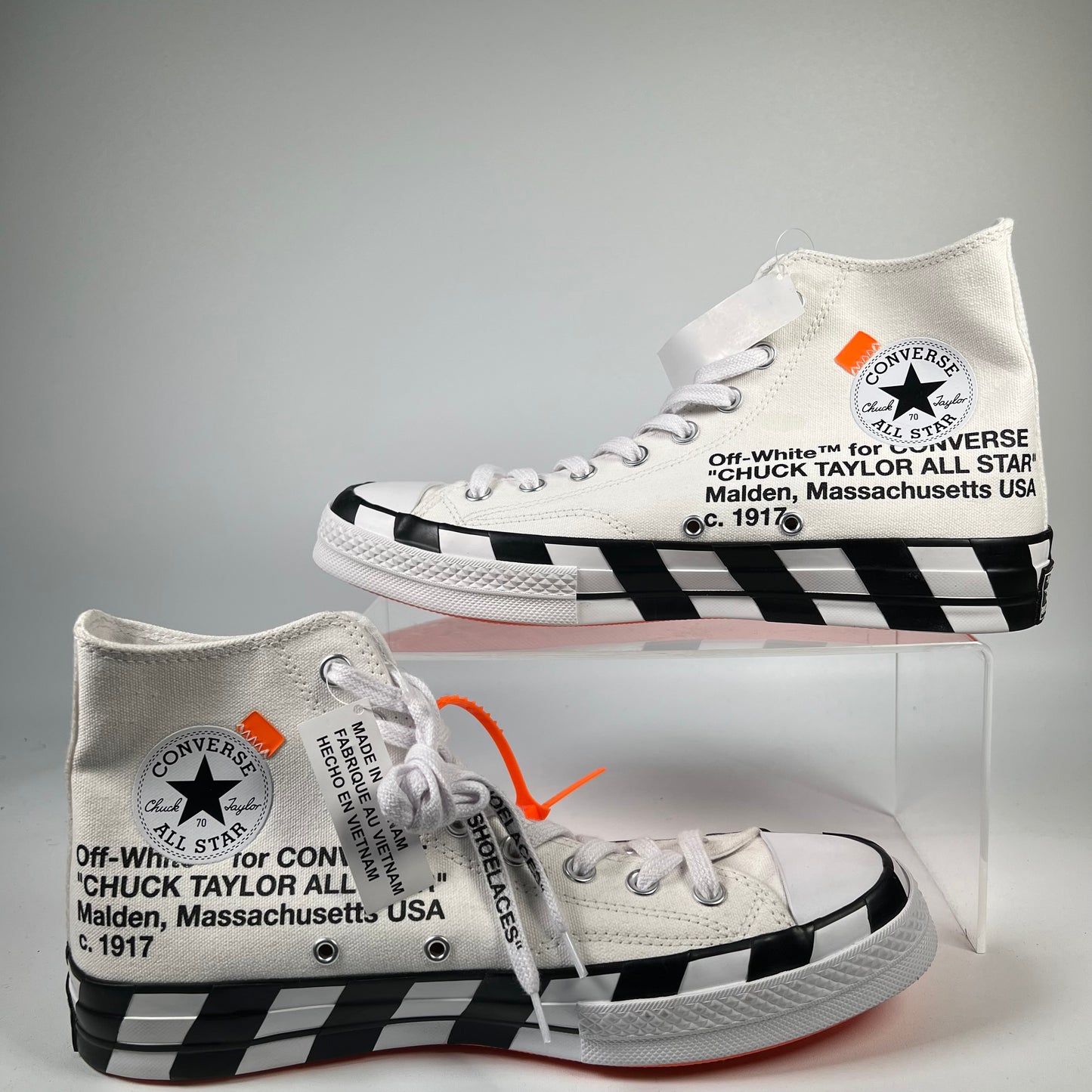 Off White Converse All Star Size 7.5 NEW s11453