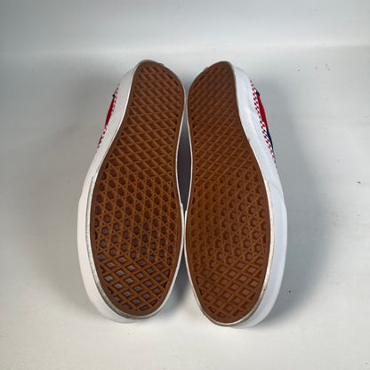 Vans Classic Slip On Navy/Red (2024) Size 8 USED s22392