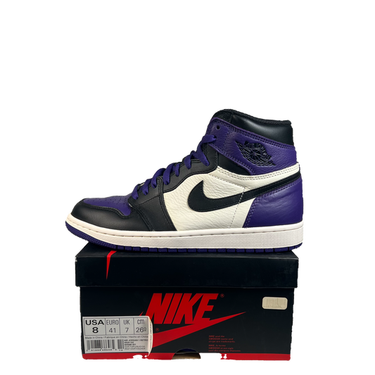 Jordan 1 High Court Purple (2018) Size 8 USED s22009