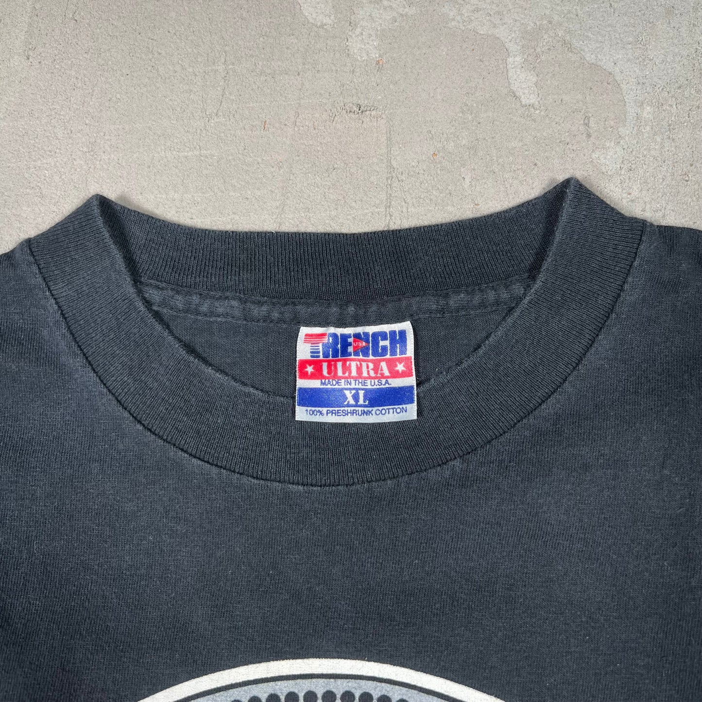 1991 Chicago Bulls "World Champs" Black Tee Size XL USED v19073