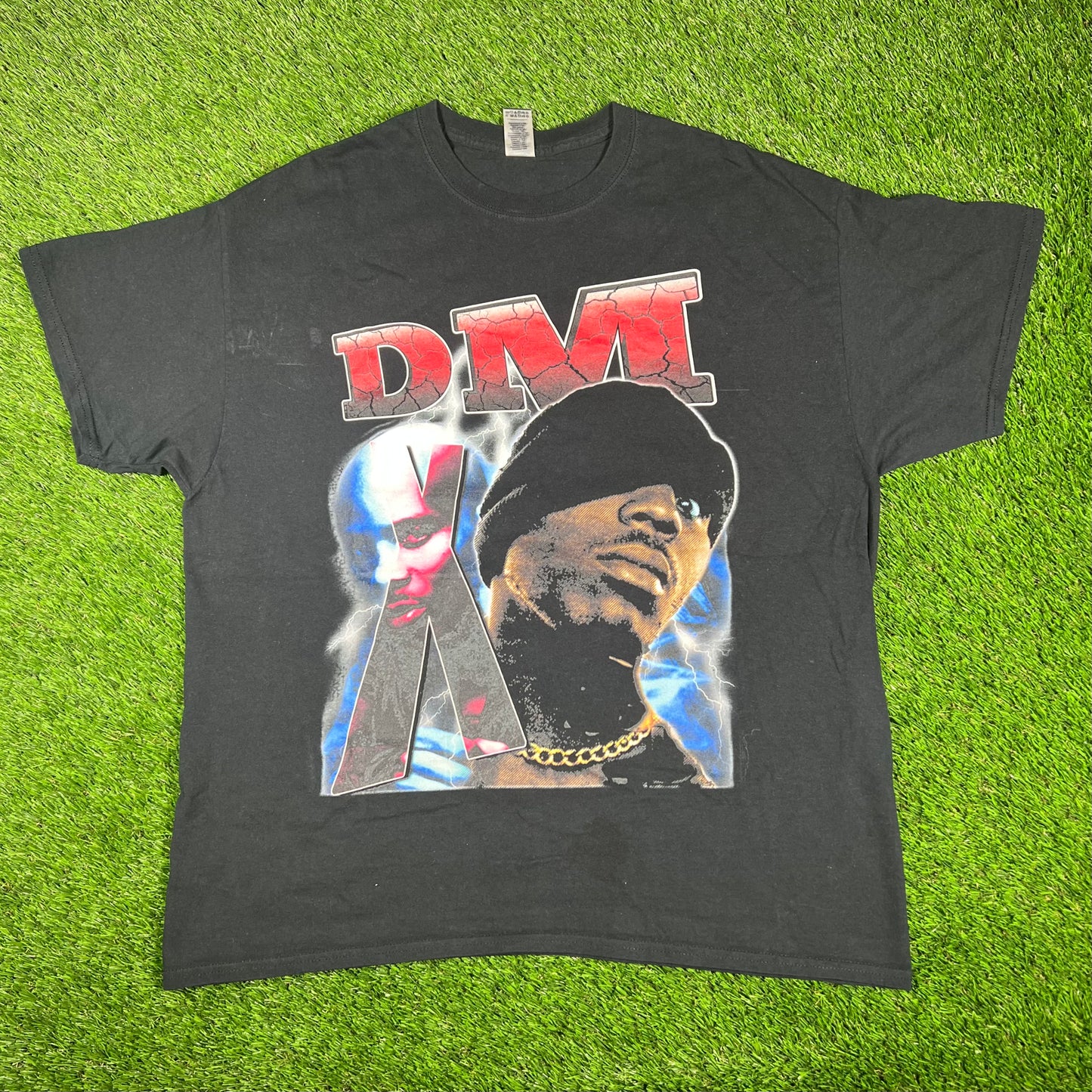 5am Custom DMX Rap Style Black Tee Size XL USED v5891