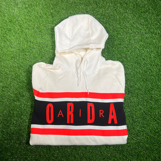 Air Jordan White Logo Hoodie Size XL NEW v17921
