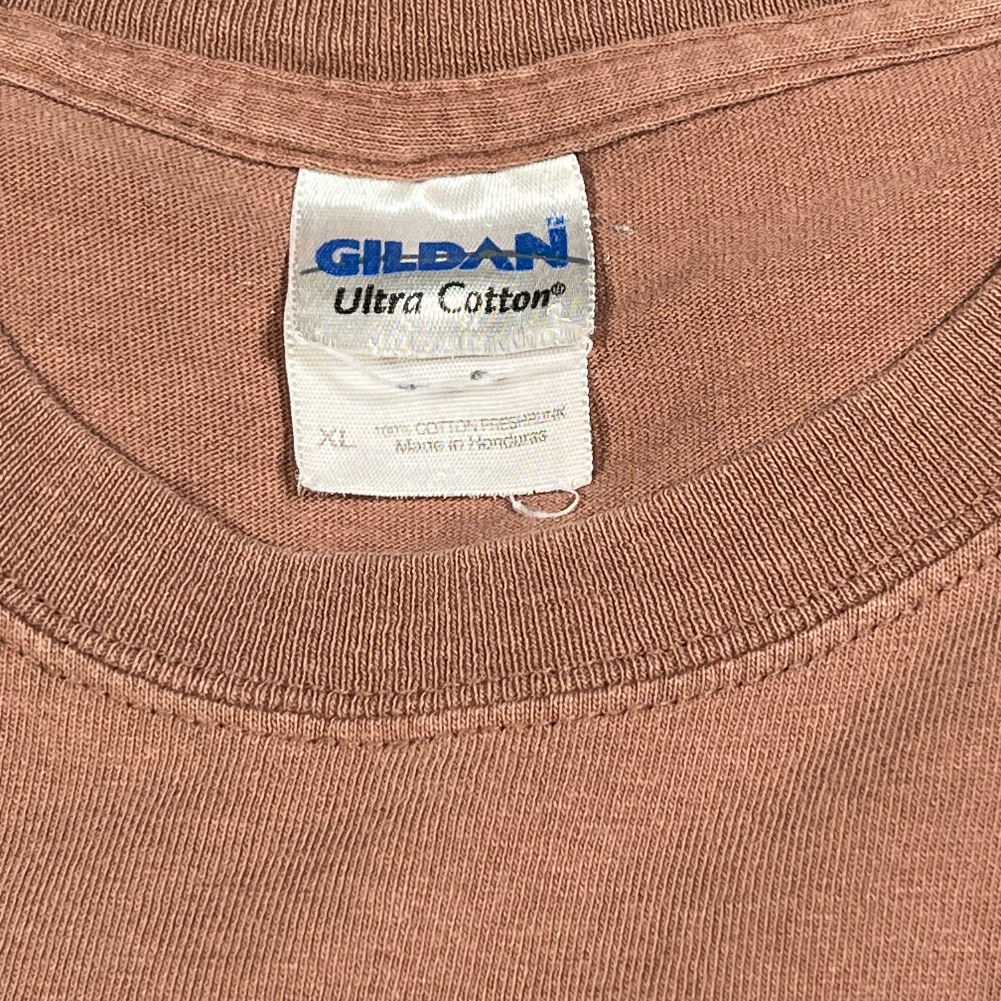 Y2K Snickers Promo Brown Cropped Tee Size XL USED v16583