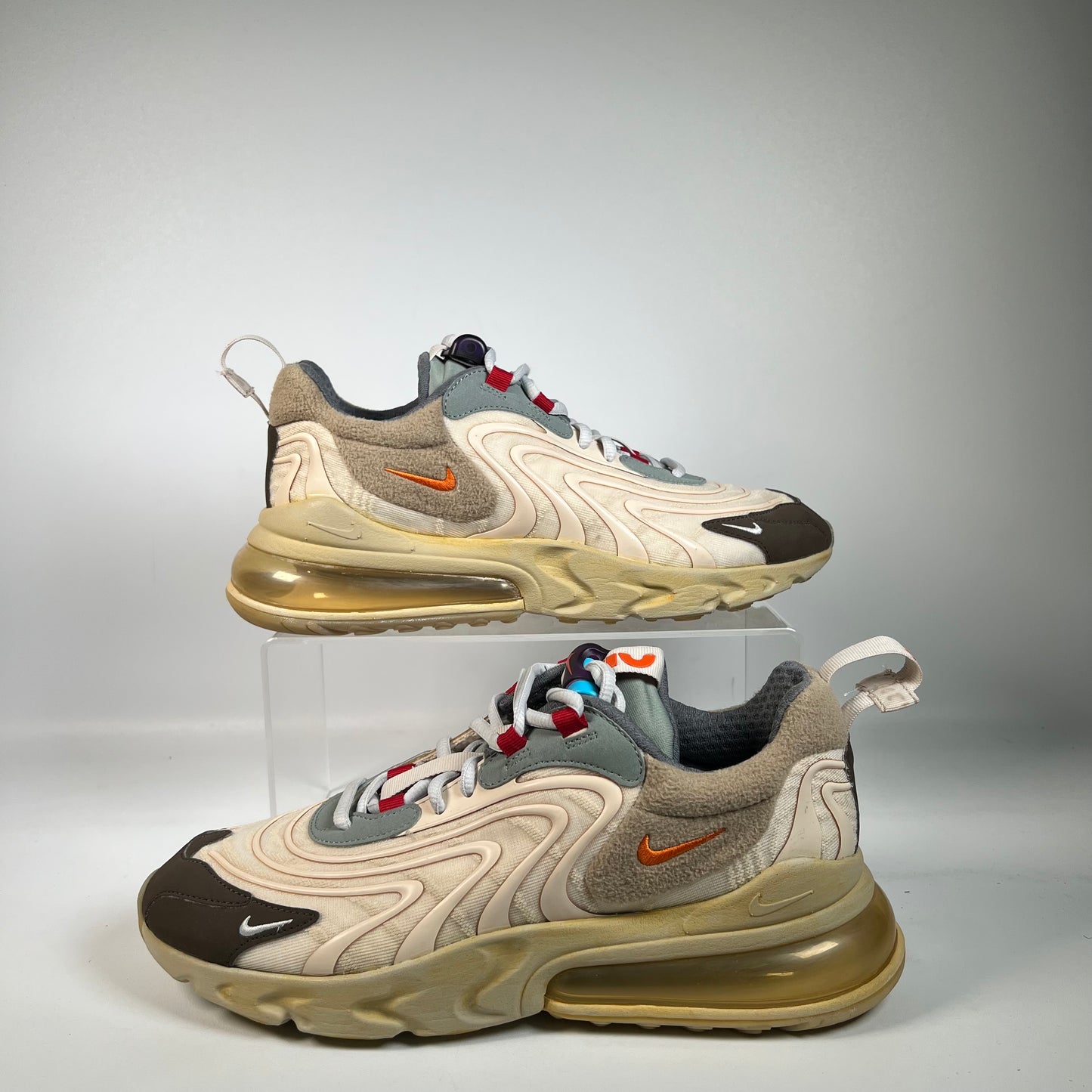 Nike Air Max 270 React ENG Travis Scott Cactus Trails (2020) Size 9.5 USED s22454