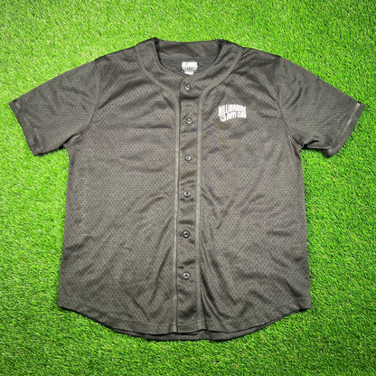Billionaire Boys Club BBC Black Baseball Jersey Size Medium USED x16742