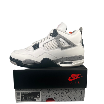 Jordan 4 White Cement (2025) Size 8.5 NEW s18518