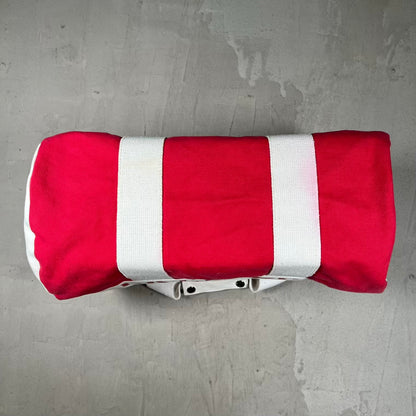 2009 Supreme Budweiser Red/White Duffle Bag USED x18294