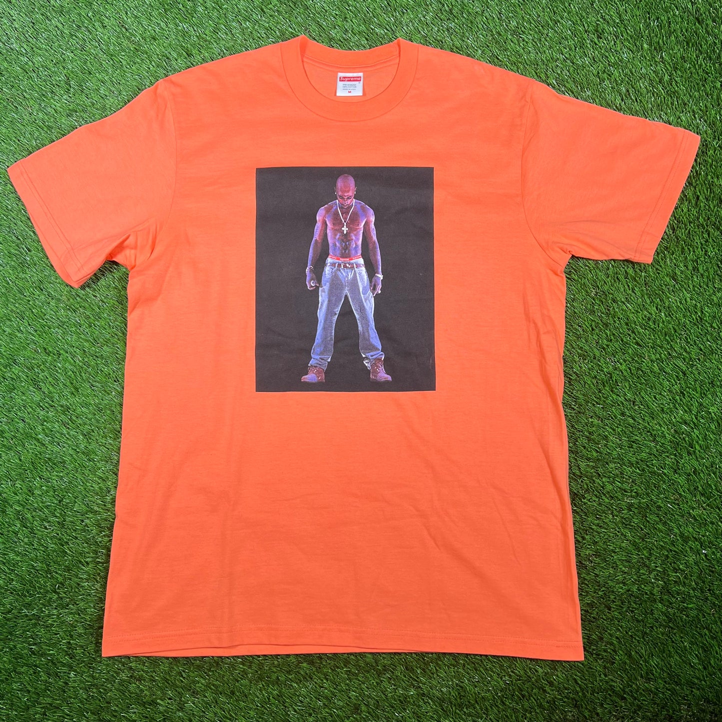 Supreme Tupac 2020 Orange Tee Size Medium USED x15304
