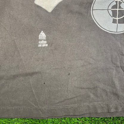 Saint Michael Public Enemy Vintage Style Grey Tee Size Medium USED x15049
