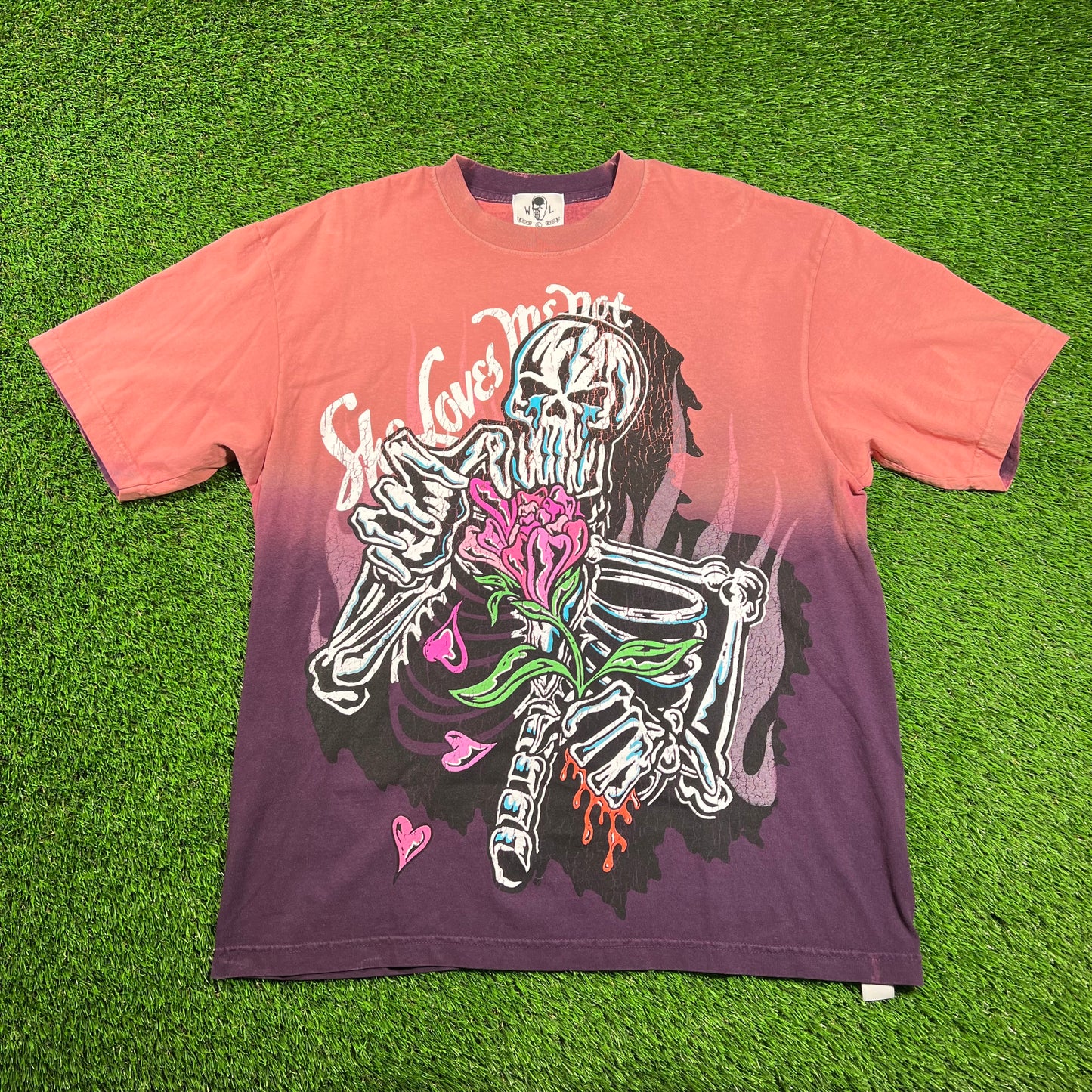 Warren Lotas Valentines "Love me Not" Size Large USED x16428