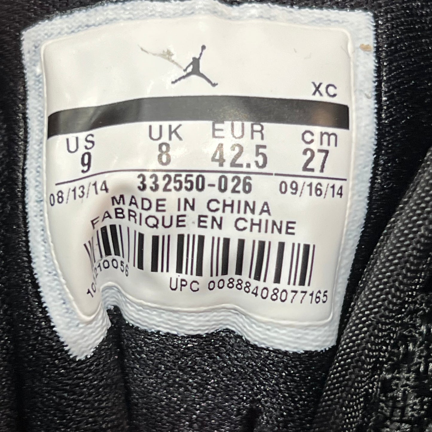 Jordan 1 High Melo PE (2014) Size 9 USED s20390
