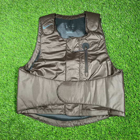 Nike Travis Scott Cactus Jack NRG BH Brown Vest Size Small NEW x15164