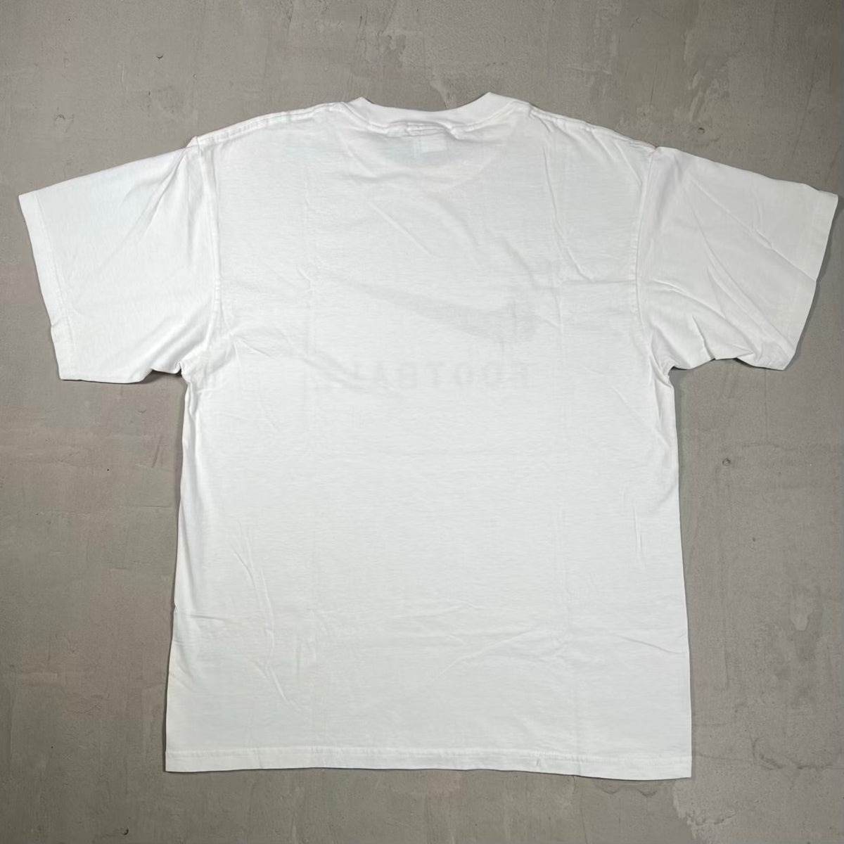 1990s Nike White Tag "Football" Tee White Size Medium USED v20071