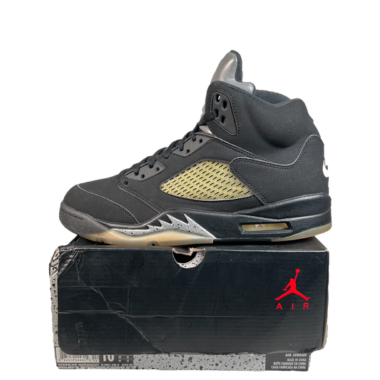 Jordan 5 Black Metallic (2016) Size 10 USED s21195