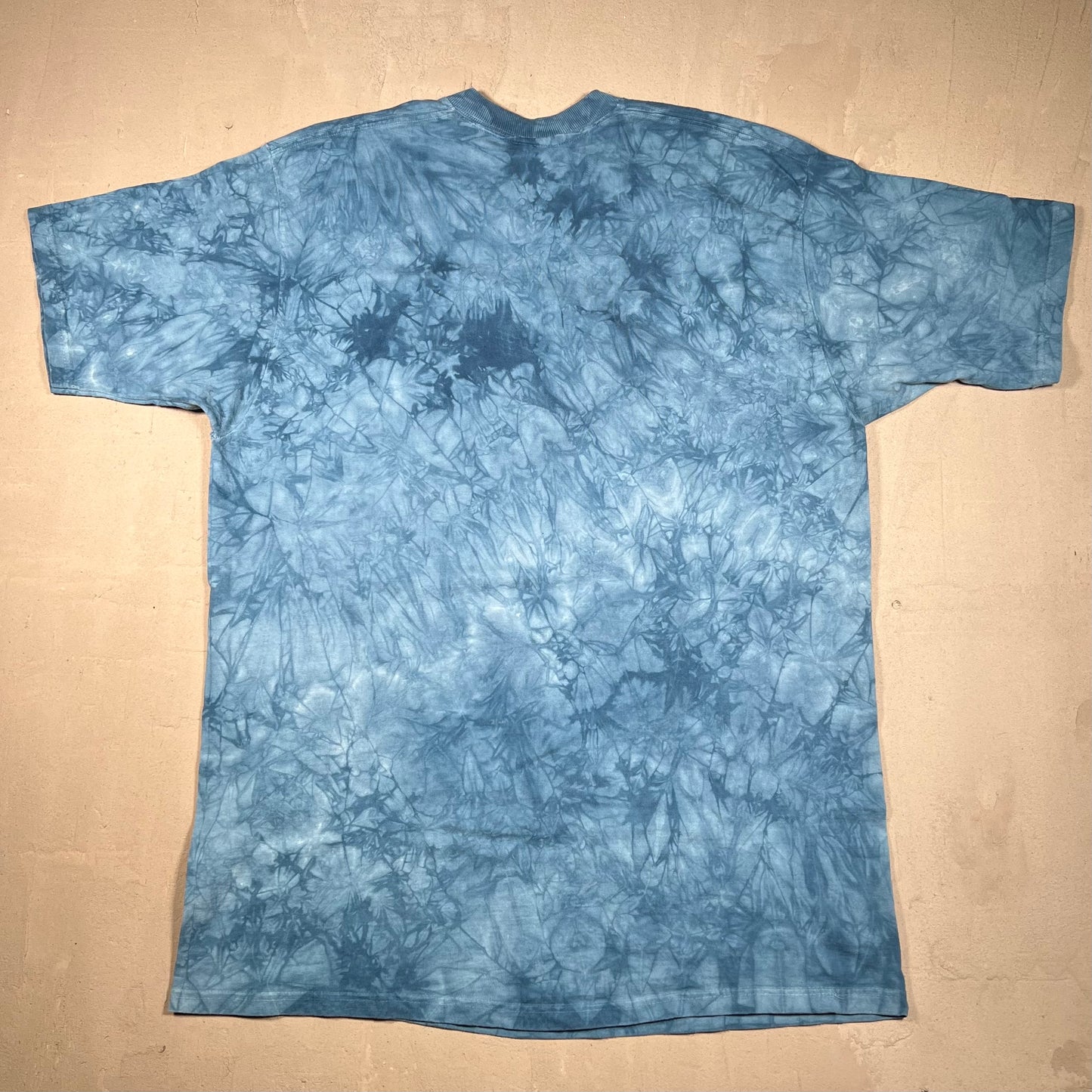1990s Star Wars Darth Maul Blue Tye Die Tee Size XL USED v18945
