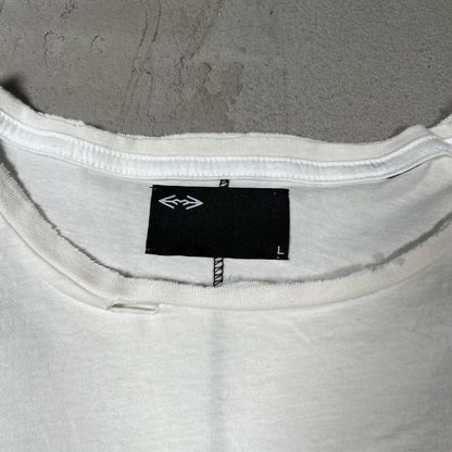 HMDD Soniuc Chim Memories White Sleevelee Tee Size Large NEW x18666