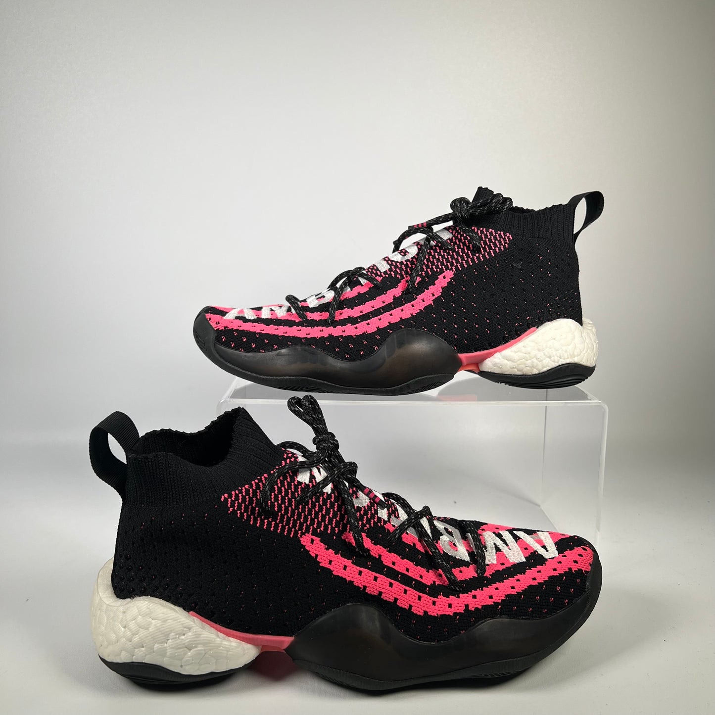 Adidas Crazy BYW LVL Pharell Ambition Black (2018) Size 8.5 USED s18723