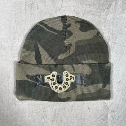 Supreme True Religion Beanie Olive Camo (2025) USED x18531
