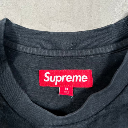 Supreme "Deja Vu" Black Tee Size Medium USED x18704