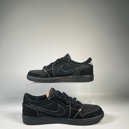 Jordan 1 Low Travis Scott Black Phantom (2022) Size 8.5 USED s20239