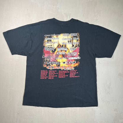 2004 Ozzfest Black Tee Size XL USED v19448