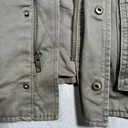 Gap Olive Green Hooded Field Jacket Size Large USED v20123