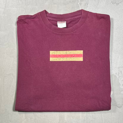 Supreme Gucci Box Logo Tee Burgundy (2000) Size Large USED x18596