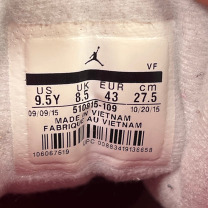 Jordan 12 Dynamic Pink GS (2015) Size 9.5y USED s17548