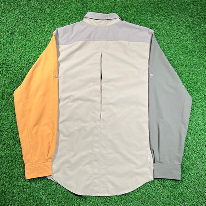 Nike ACG Utility Pocket Multi Color Longsleeve Button Up Size Medium USED v18533
