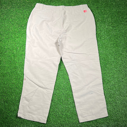 North Face Khaki Tech Pants Size 38 USED v18575