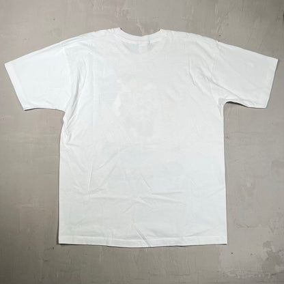 1990s Mario Lemeiux "Mario" Cartoon Tee White Size XL USED v20277