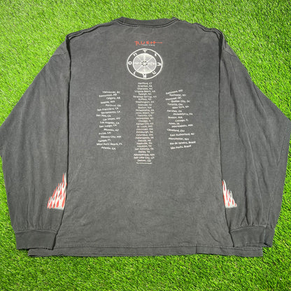 2002 Rush "Vapor Trails" Tour Black Longsleeve Size XXL USED v16931