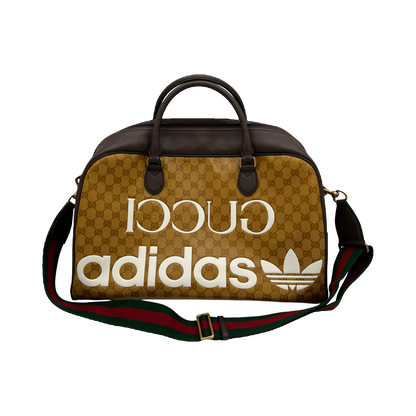 Gucci x Adidas Large Duffle Bag Beige/Brown X12550