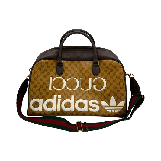 Gucci x Adidas Large Duffle Bag Beige/Brown X12550