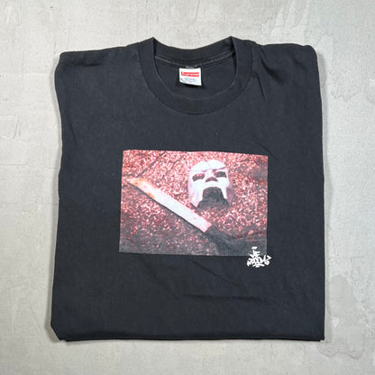 Supreme MF Doom Black Tee (2023) Size Medium USED x17514