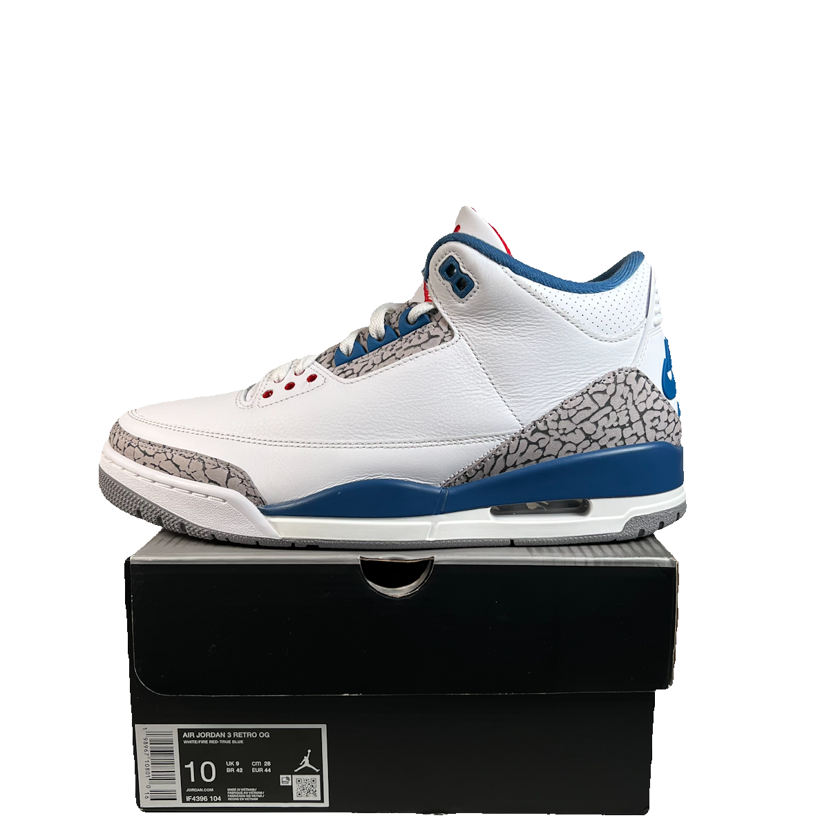 Jordan 3 True Blue (2026) Size 10 USED s22900