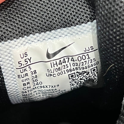 Nike P-6000 Black/Grey (2025) Size 5.5y USED s22321