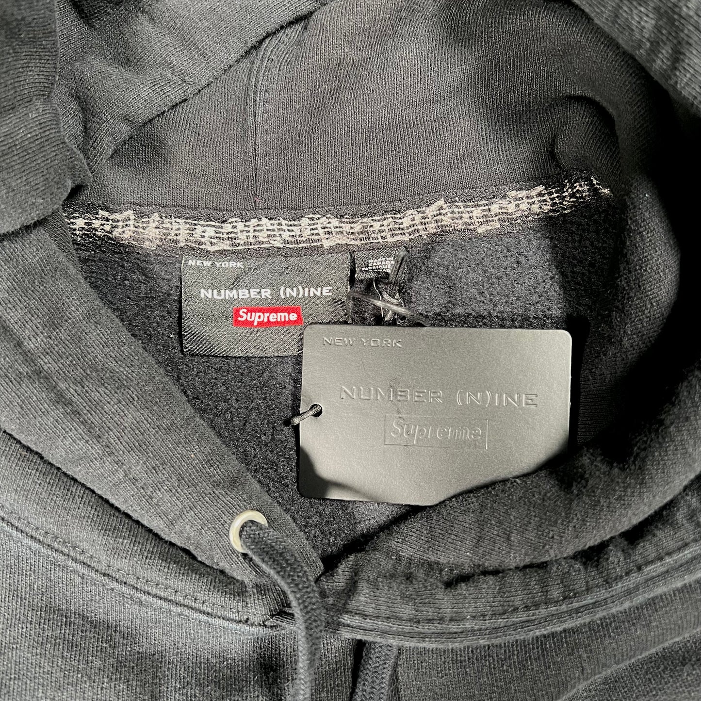 Supreme Number (N)ine Black Hoodie Size XL NEW x15639