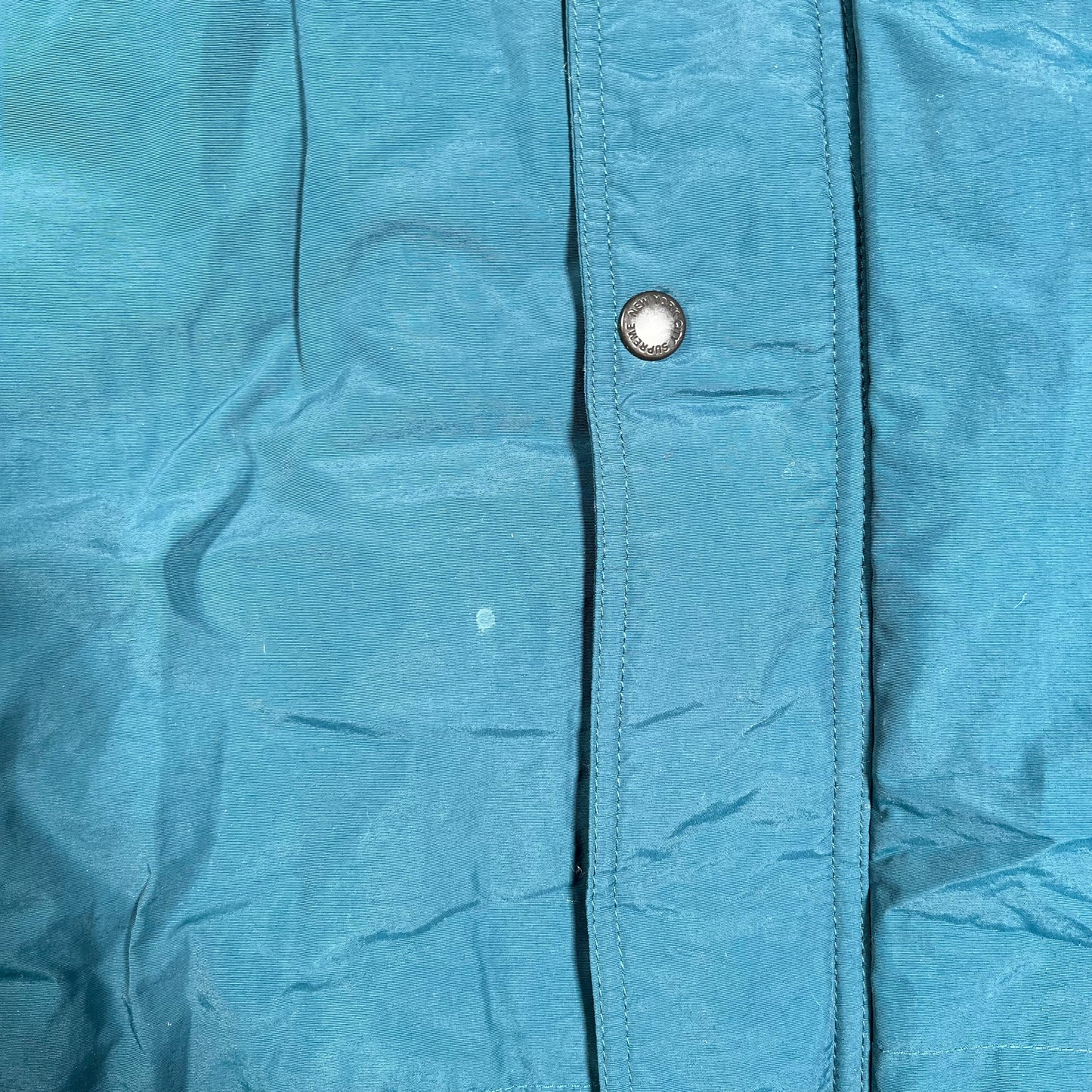 Supreme Stadium Blue/Teal Parka (2017) Size XL USED x16208